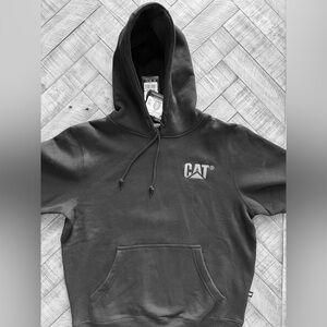 CAT Logo Pullover Hoodie Sweatshirt Men’s Size Medium NWT